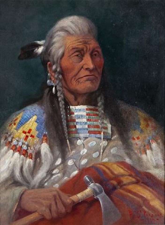 Louison 'The Judge' Flathead Chief by Edgar S. Paxson