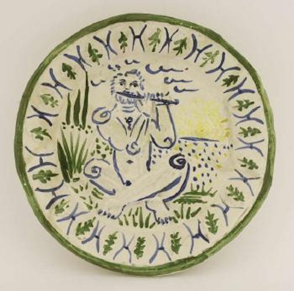 Joueur de flûte (AR126) by Pablo Picasso