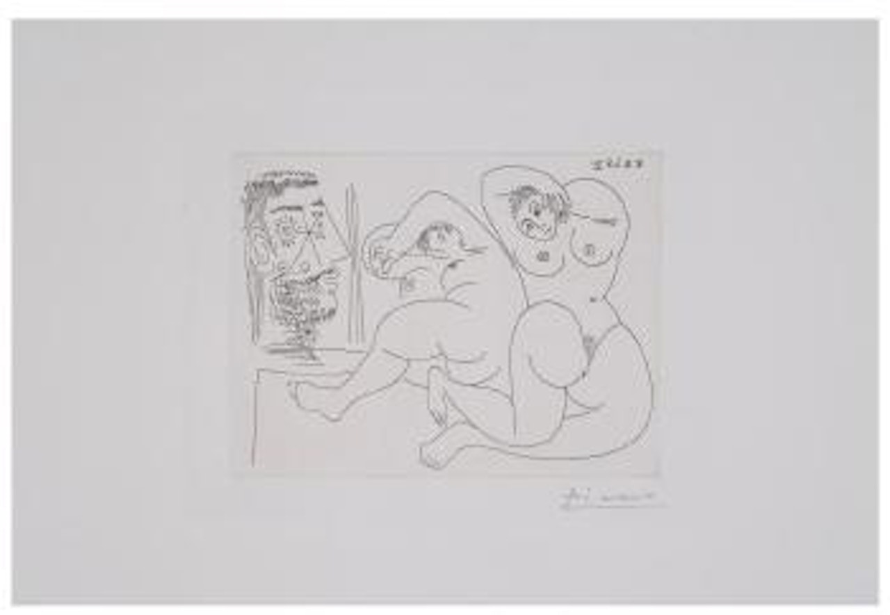 Plate from series 347 by Pablo Picasso