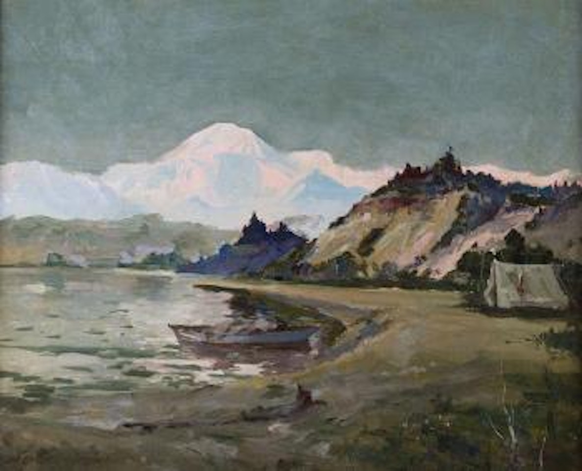 Lakeside Fishing Camp by Sydney Mortimer Laurence