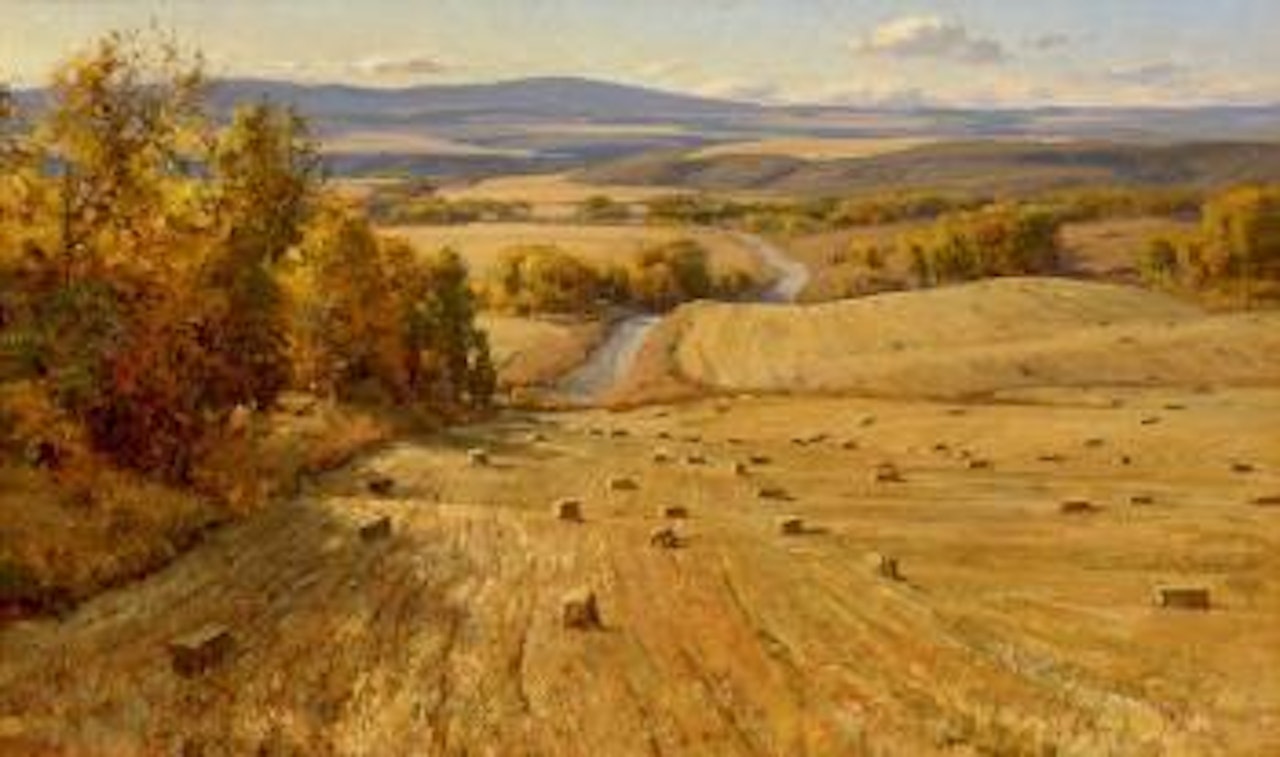 Bales of Hay by Clyde Aspevig