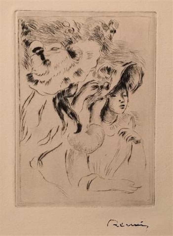 Le Chapeau Epinglé (2e planche) by Pierre-Auguste Renoir