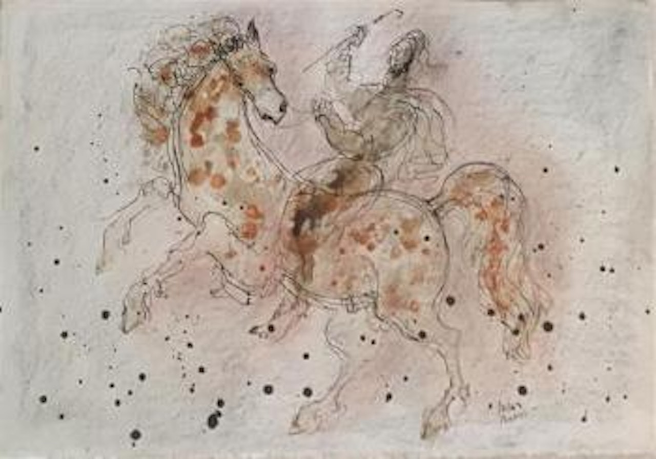 Horses by Reuven Rubin