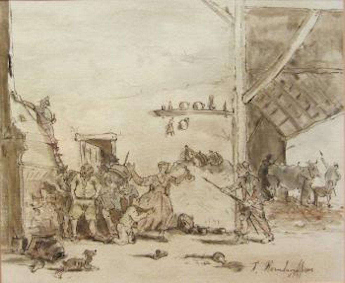 Under Seige by Thomas Rowlandson