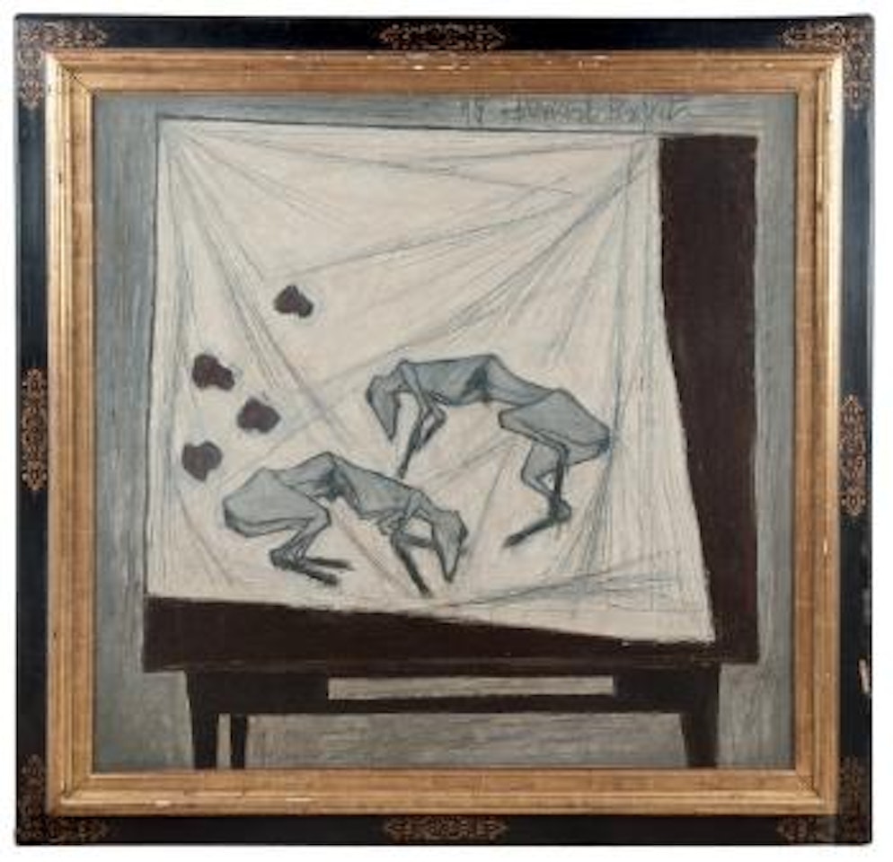 Nature morte aux lapins by Bernard Buffet