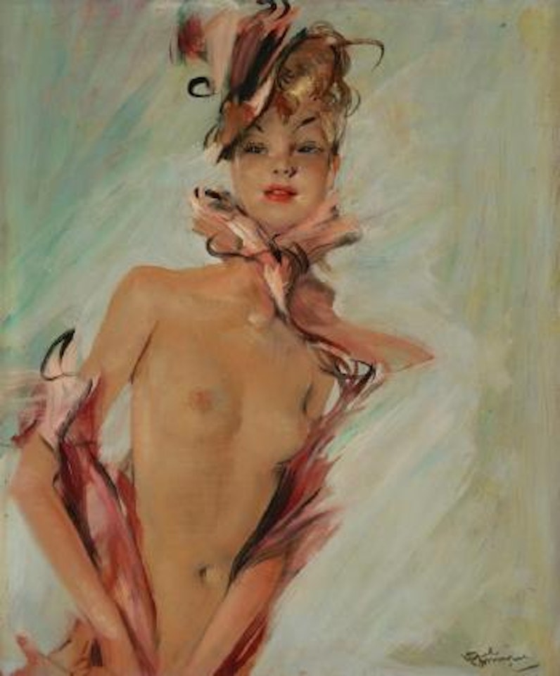 Buste de femme by Jean Gabriel Domergue
