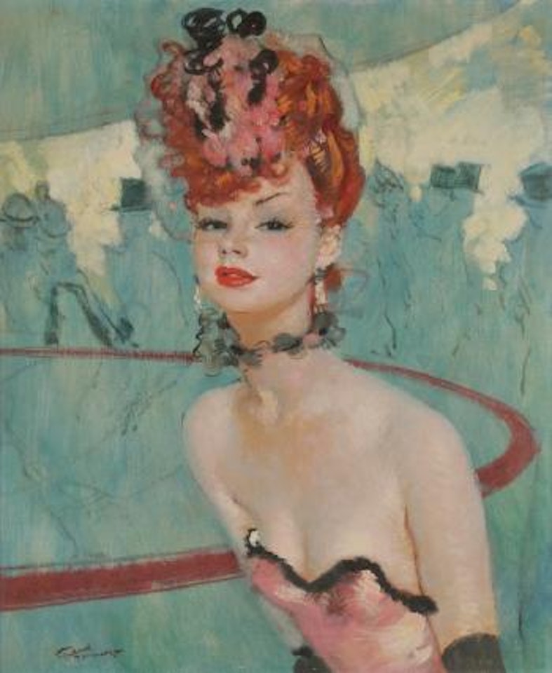 Maya au promenoir by Jean Gabriel Domergue