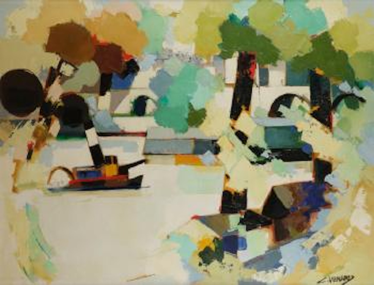 Le Square du Vert-Galand by Claude Venard
