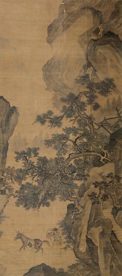 Character and Landscape by Chinese School