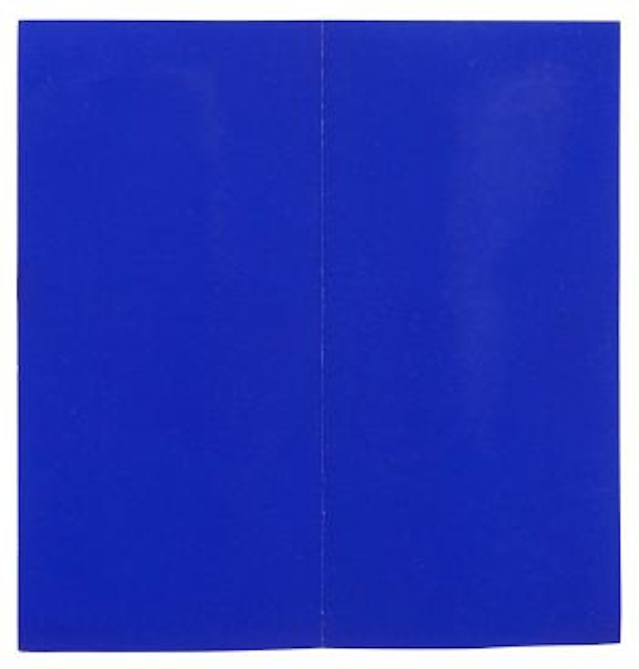 Monochrome und Feuer by Yves Klein