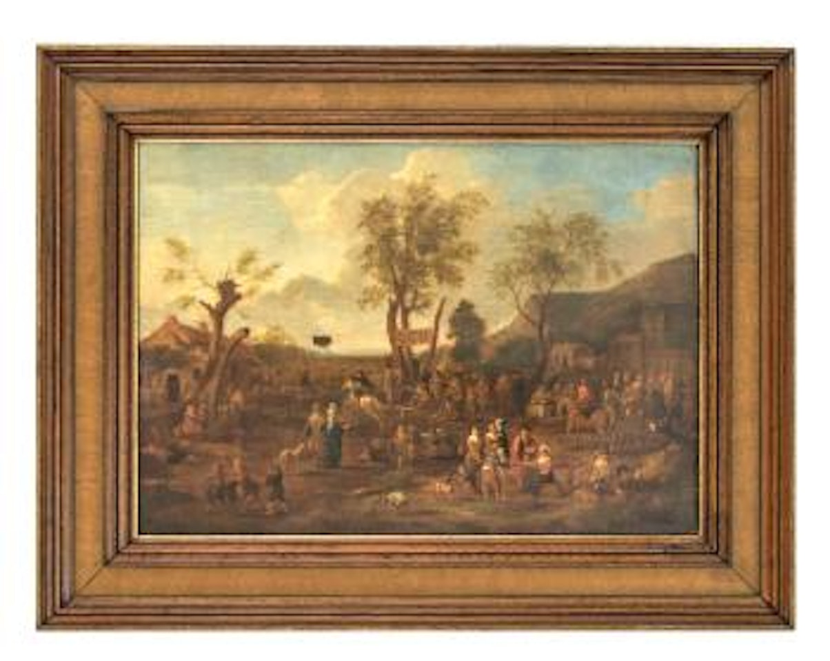 Dorffest mit Fahnenjagd by Joost Cornelisz Droochsloot