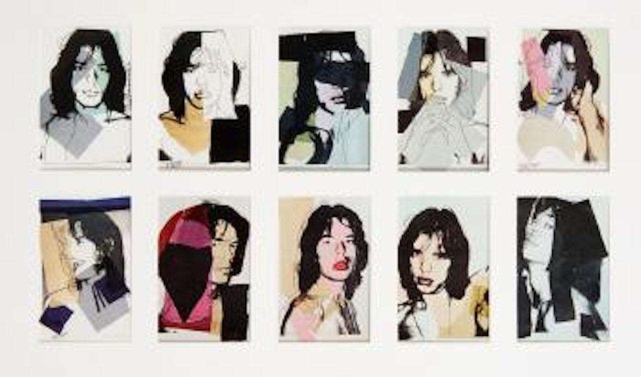 Mick Jagger by Andy Warhol