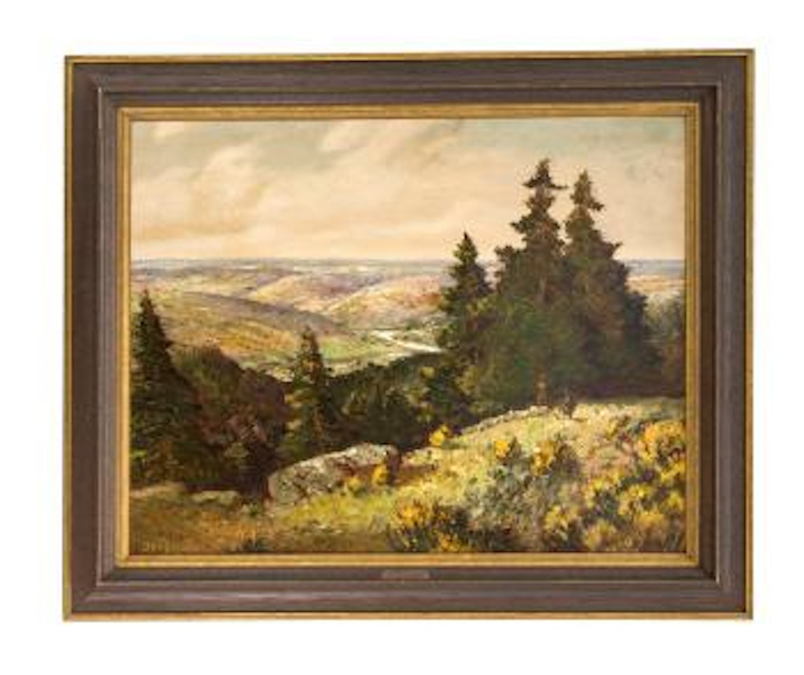 Weiter Blick über die Landschaft by Otto Pippel