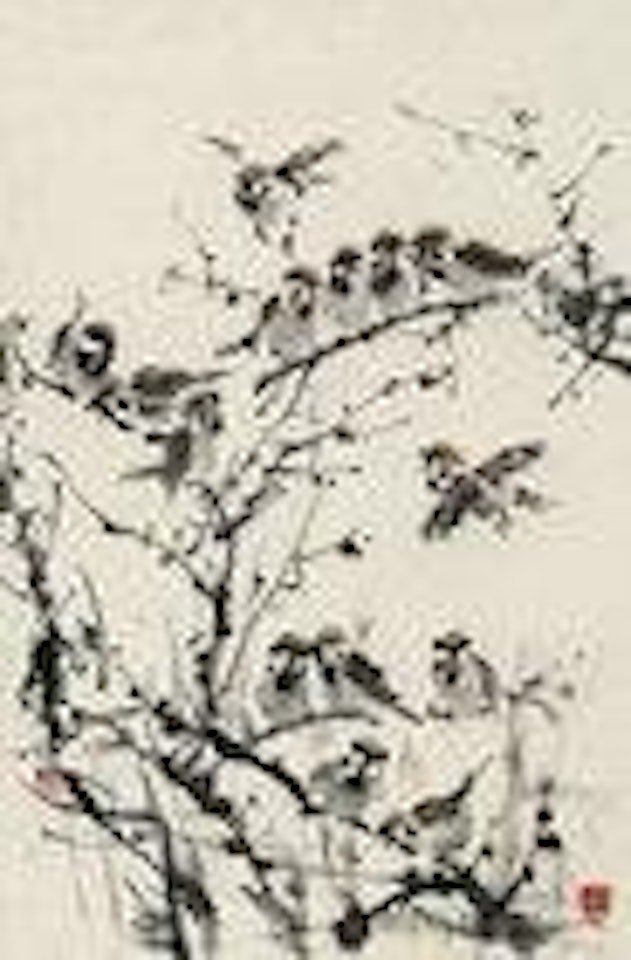 Sparrows by Huang Zhou