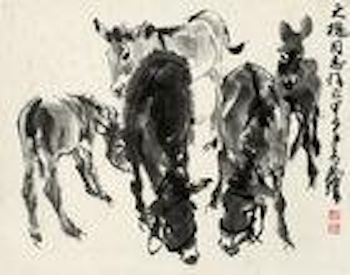 Donkeys by Huang Zhou