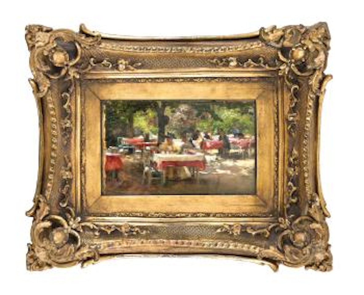 Café im Park by Olga Wisinger-Florian