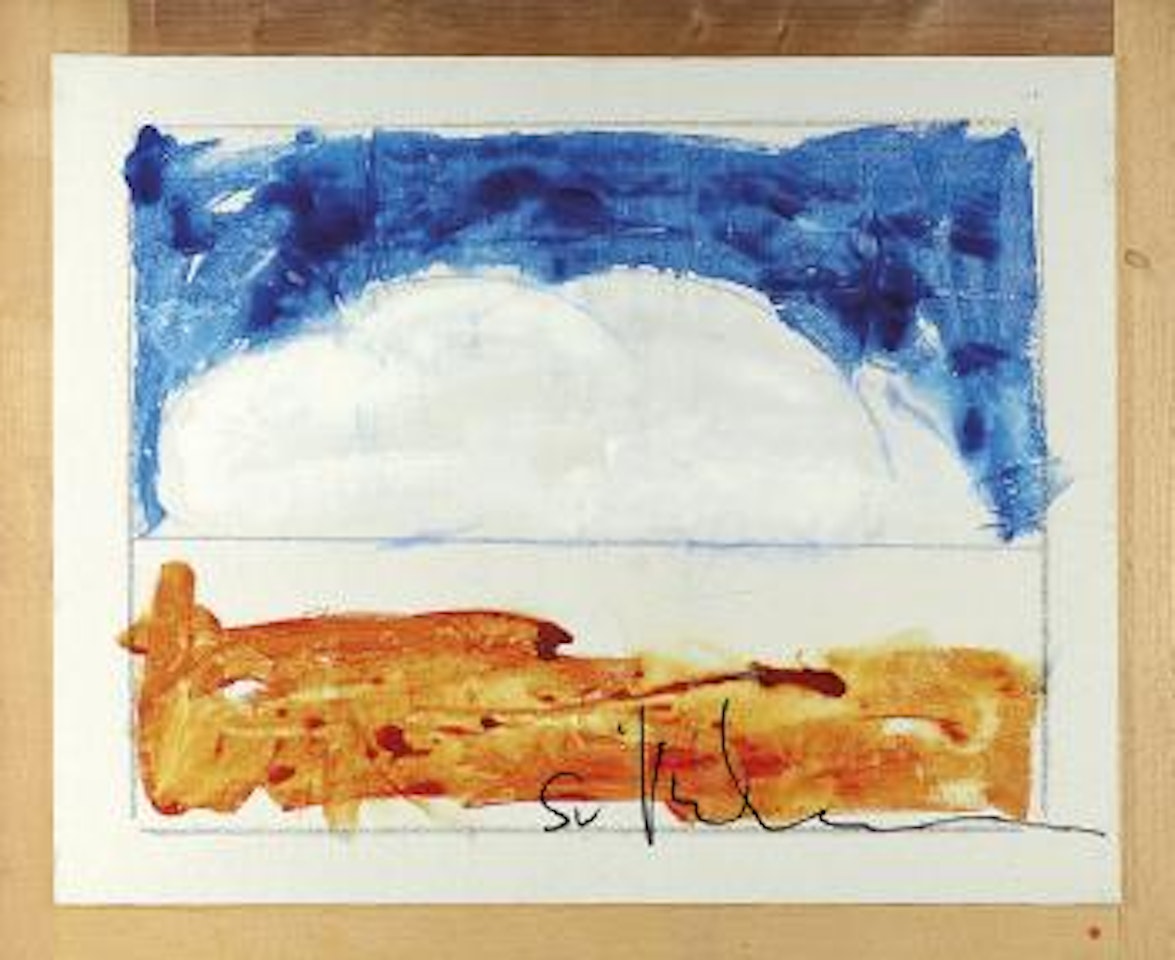 Paesaggio anemico by Mario Schifano