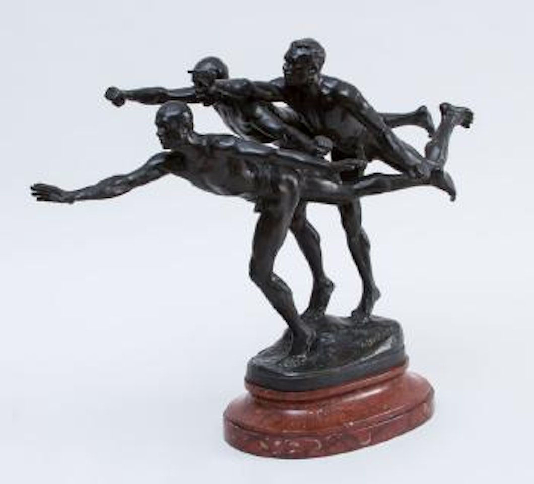 Au but! (to the finish) by Alfred Boucher