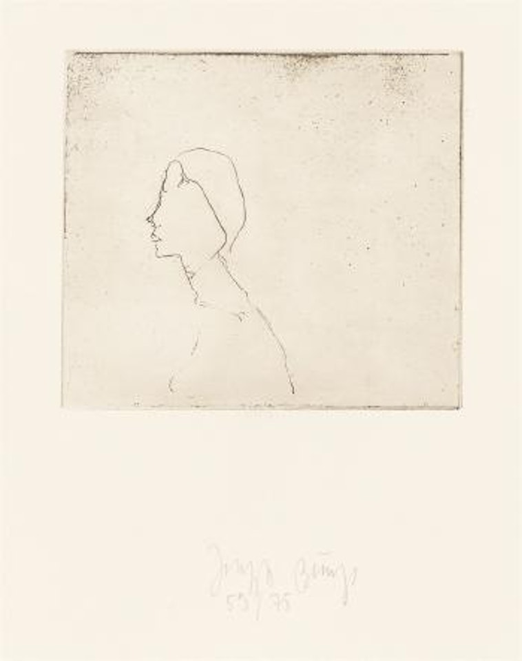 Kopf H.b. by Joseph Beuys