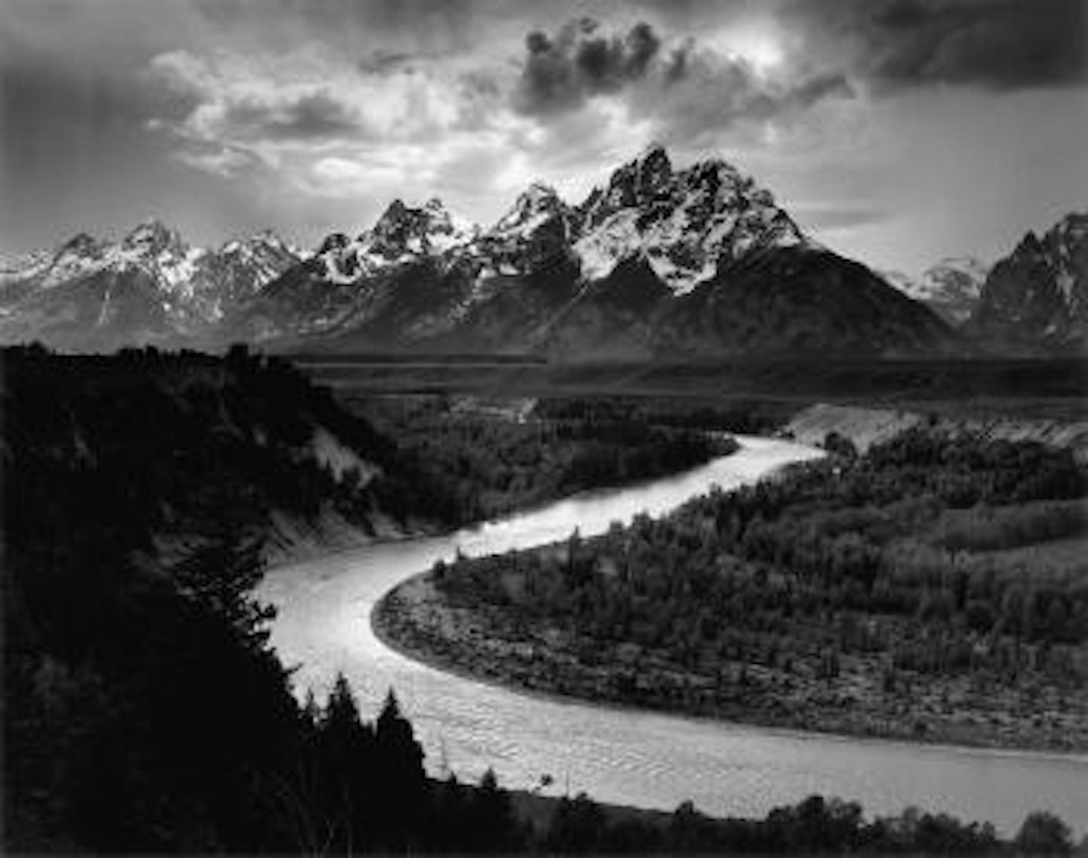 The Grand Tetons and the Snake River, Grand Teton National Park, Wyoming by Ansel Adams
