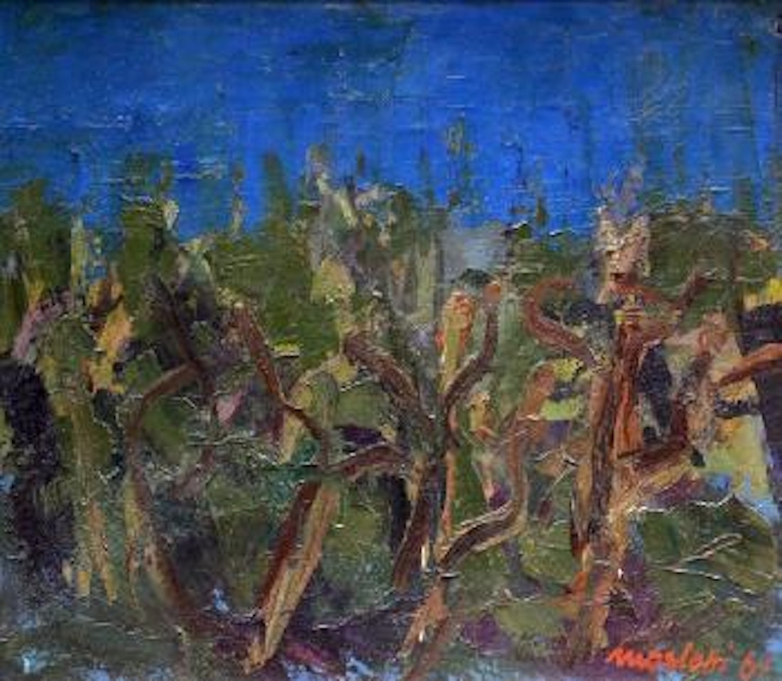Ulivi a Bordighera by Ennio Morlotti