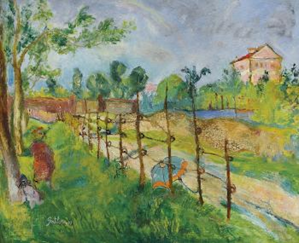 Paesaggio romano by Franco Gentilini