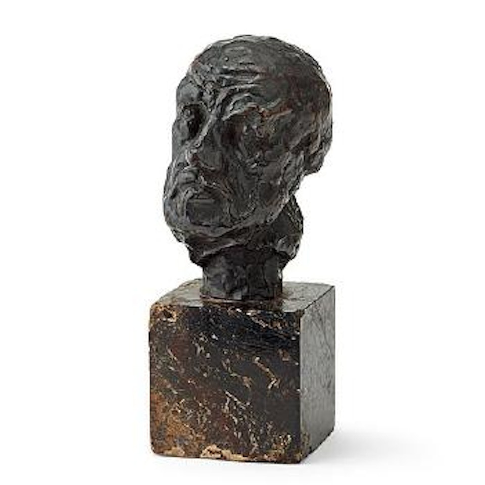 Small Head Of Man With Broken Nose by Auguste Rodin