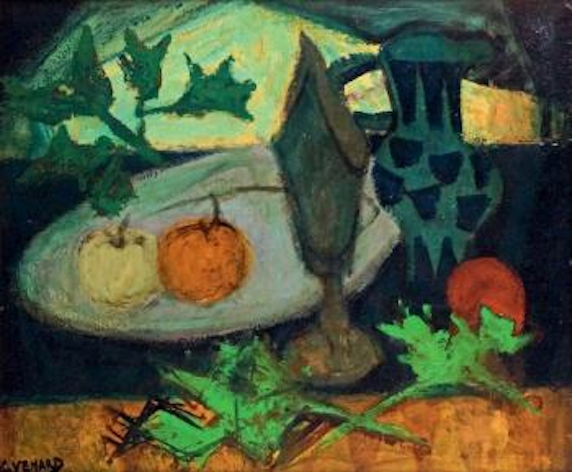 Nature morte aux pommes et au pichet by Claude Venard