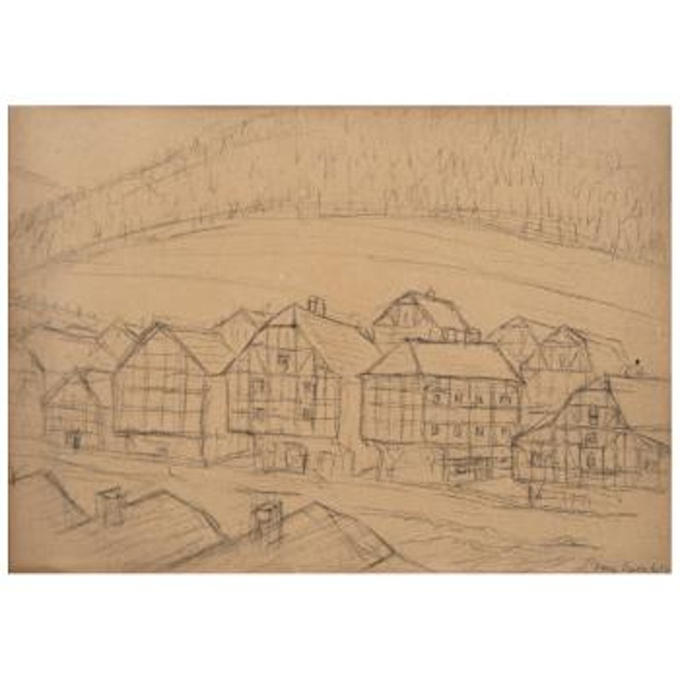 Casas de Weimar by Diego Rivera