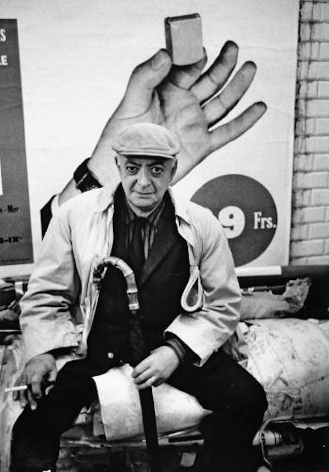 Brassaï in the Paris Metro by André Kertész