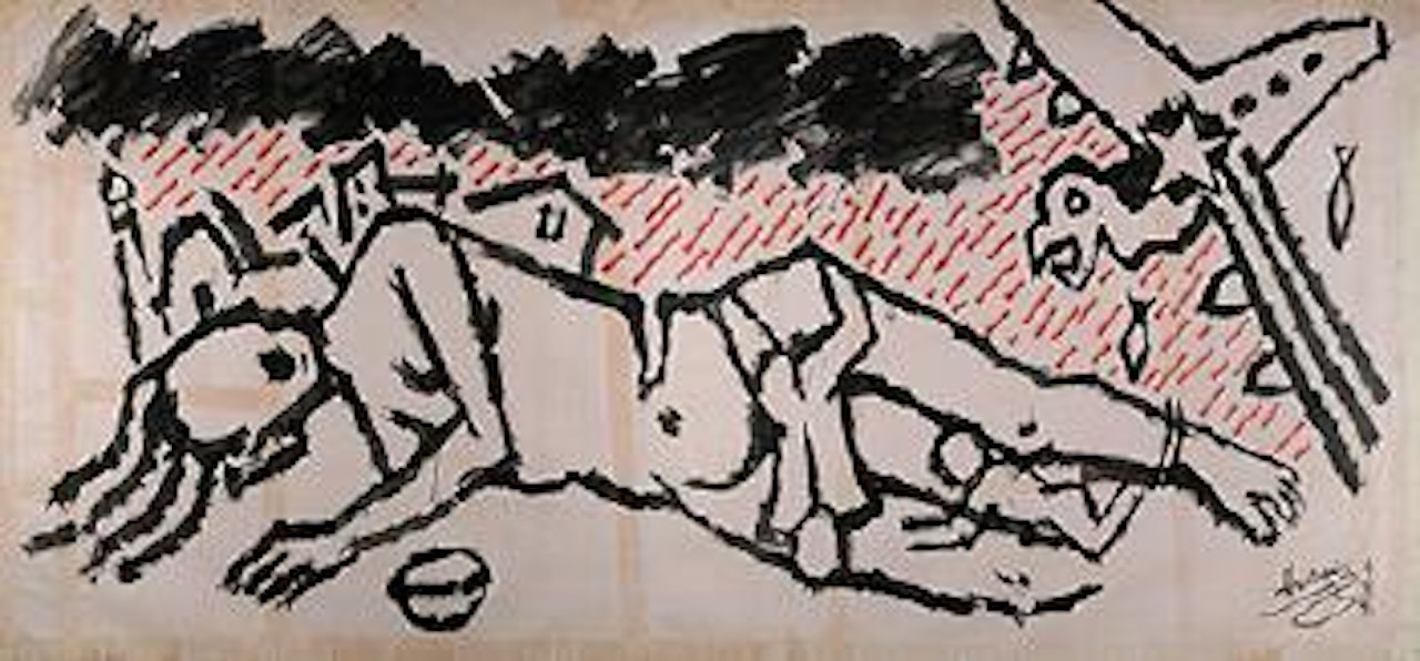 Untitled by M.F. Husain