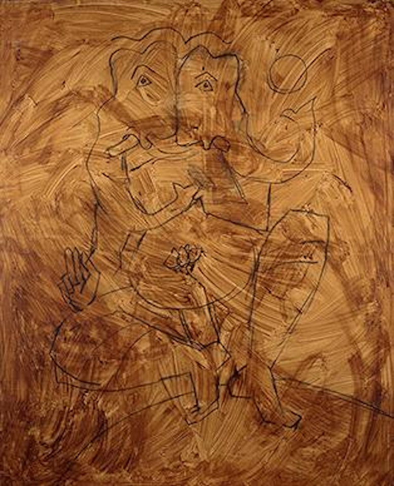 Untitled (Ganesha) by M.F. Husain