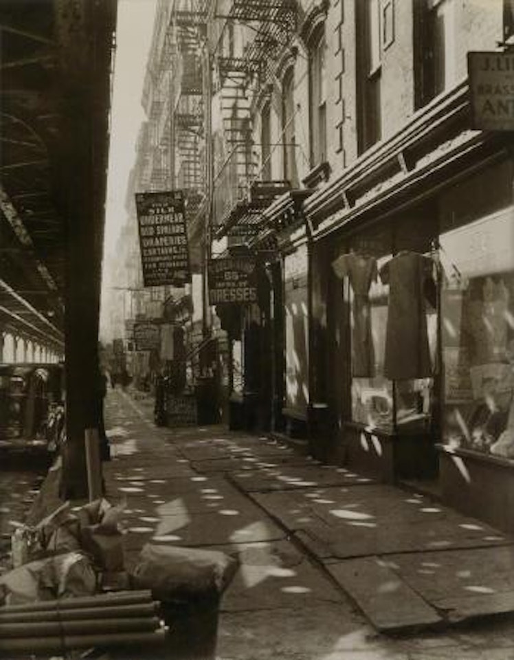 Allen Street #55-57 by Berenice Abbott