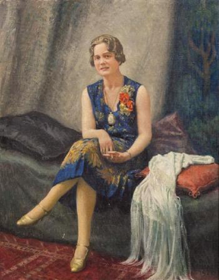 Portrait of a Lady by Paul Fischer