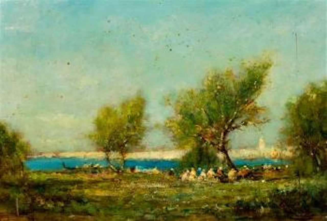 Venetian Scene by Félix Ziem