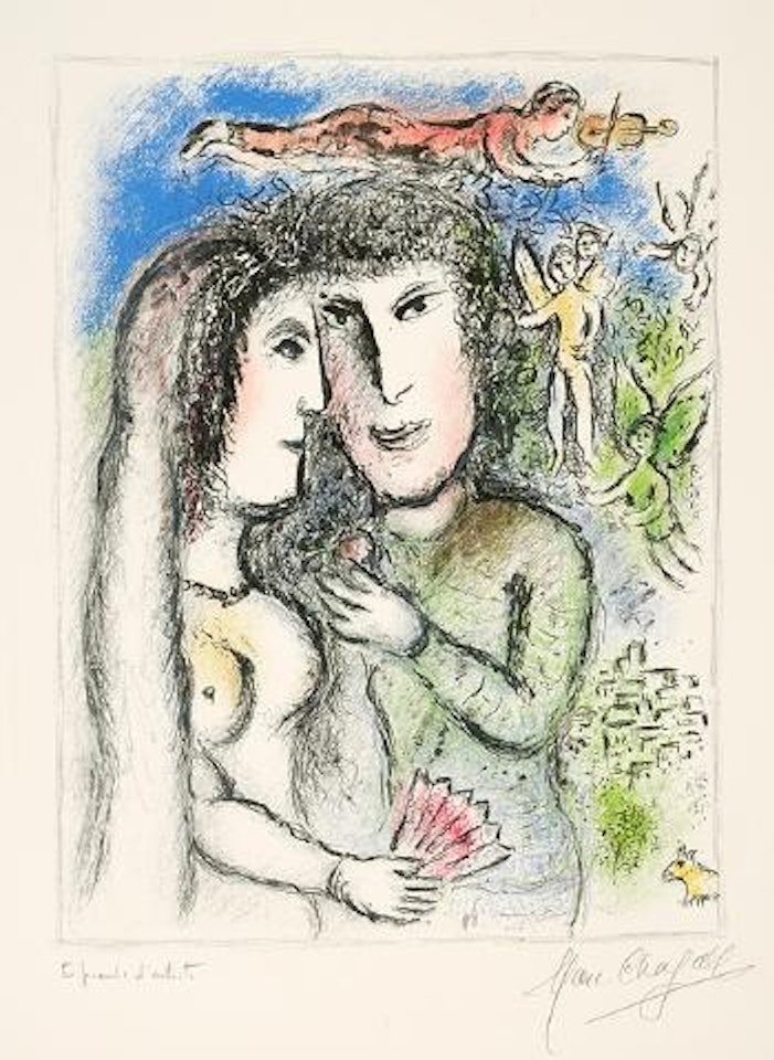 L'Ange violoniste by Marc Chagall