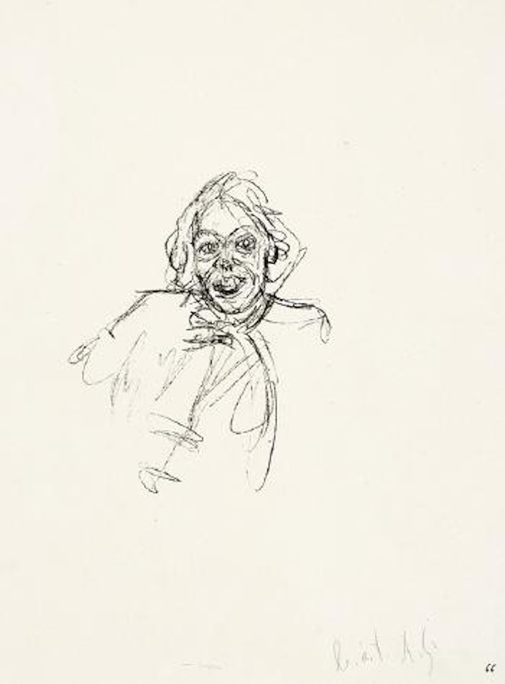 Portrait Isabel Rawsthorne by Alberto Giacometti