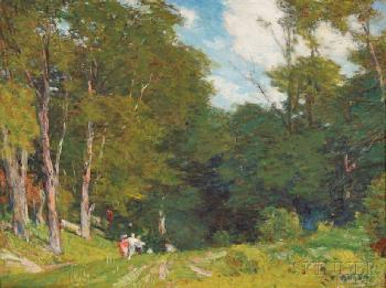 Path into The Wood by Edward Henry Potthast