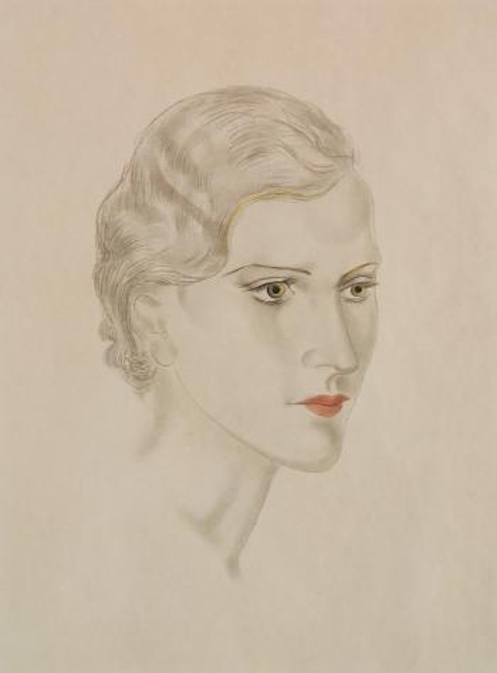 Woman in Profile by Leonard Tsuguharu Foujita