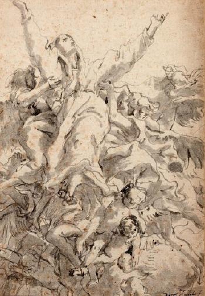 Vierge en Assomption by Giovanni Domenico Tiepolo