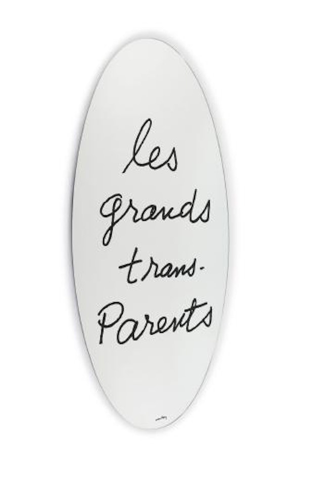 Les Grands Trans-Parents mirror by Man Ray