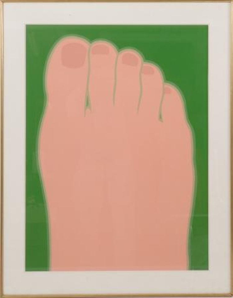 Foot poster for the Olympic Games Munich 1972 by Tom Wesselmann