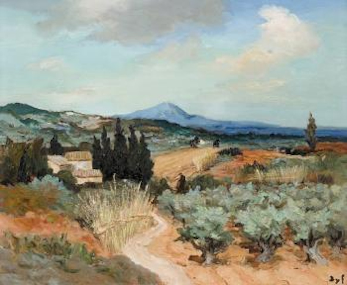 Oliviers en Provence près de Paradou by Marcel Dyf
