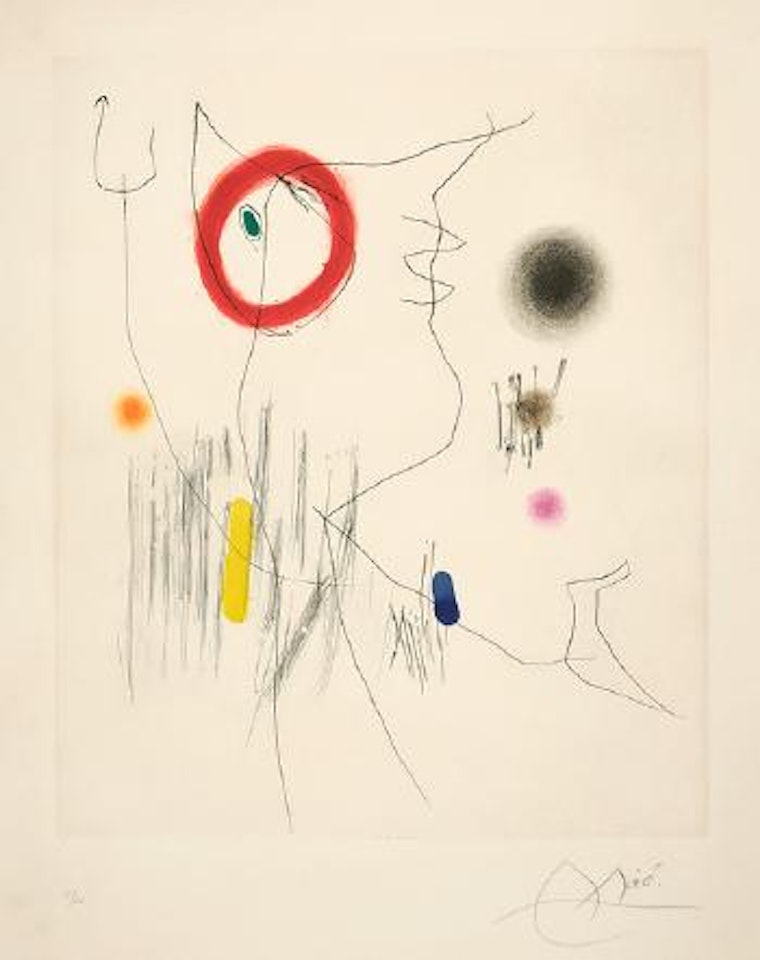 Gravé sur le givre III by Joan Miró