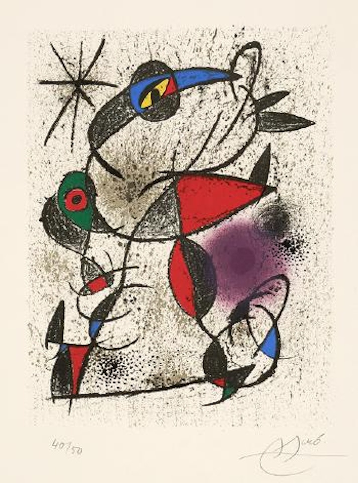 Jaillie du calcaire by Joan Miró