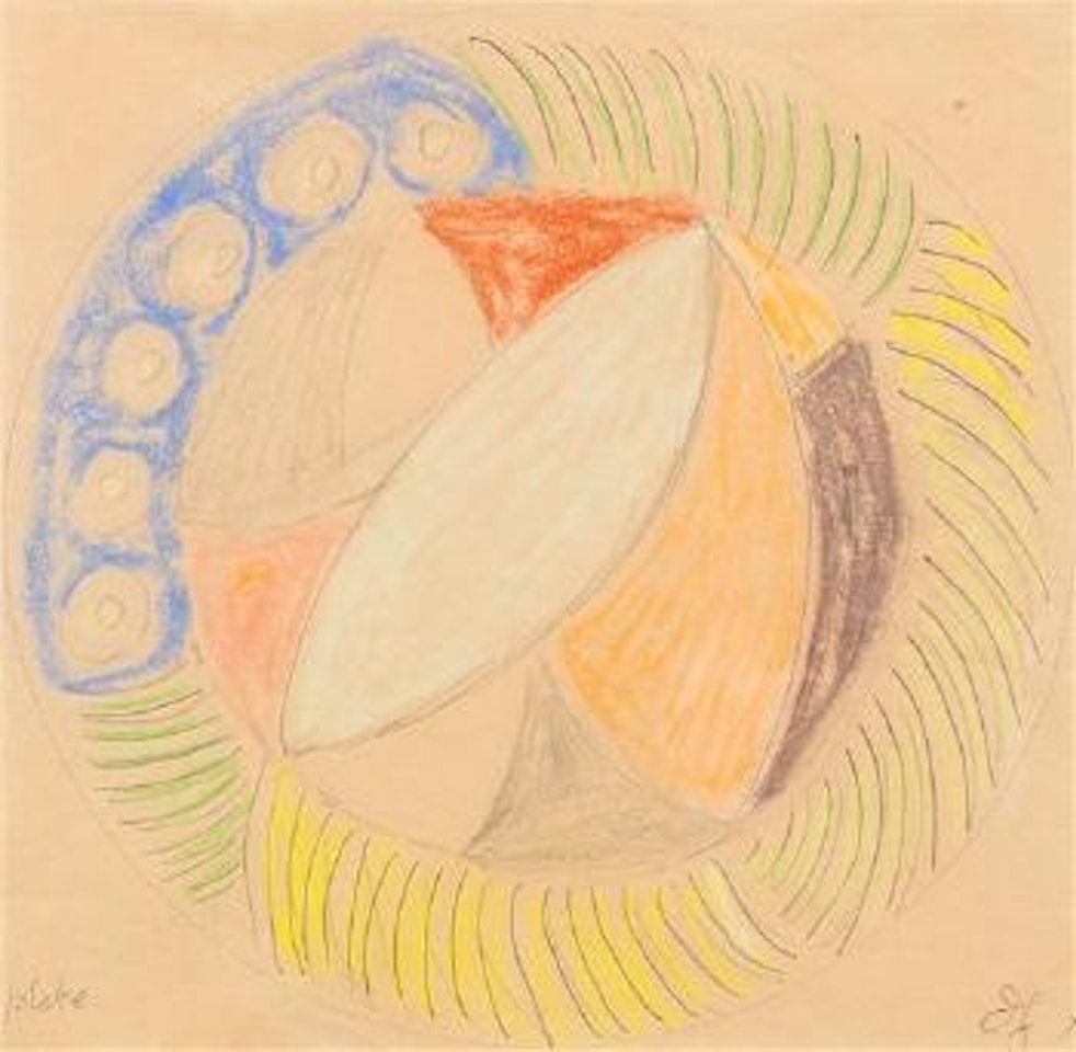 Design for plate by Duncan Grant