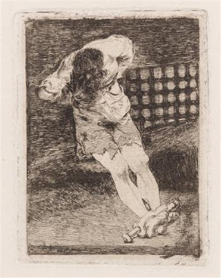 La seguridad de un reo no exige tormento by Francisco José de Goya