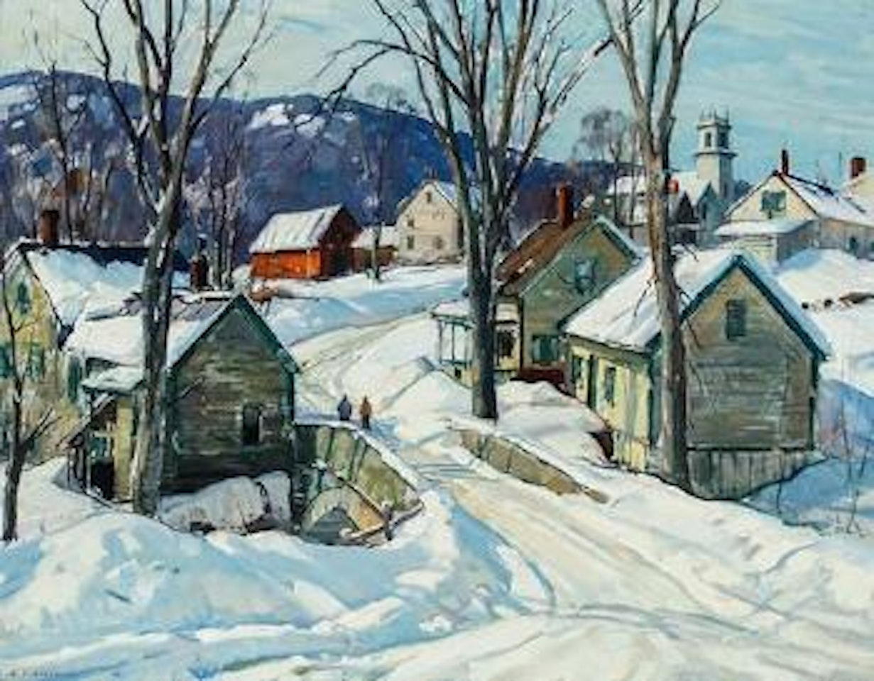 The Bridge Road by Aldro Thompson Hibbard