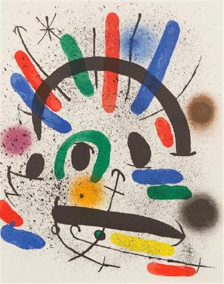 Lithographie originale II, from Litografo Vol. I by Joan Miró