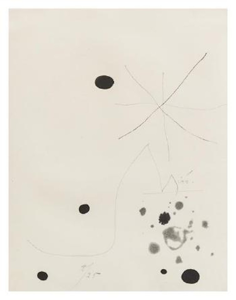 Sans le Soleil IX (from Heraclitus of Ephesus) by Joan Miró